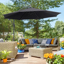 Outsunny Cantilever Banana Parasol 3m -  Black