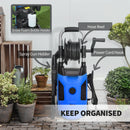 Outsunny 1800W Power Washer 150 Bar Pressure 6M Hose And Hose Reel