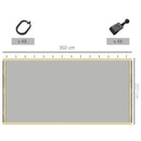 Outsunny 302 x 207cm Universal Replacement Gazebo Mesh Netting Screen Walls