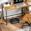 HOMCOM Adjustable Under-Desk Footrest Height Angle Tilt Anti-Slip Compact Health