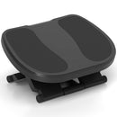 HOMCOM Adjustable Under-Desk Footrest Height Angle Tilt Anti-Slip Compact Health