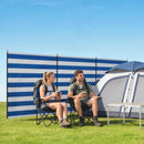 Outsunny Camping Windbreak Portable Wind Blocker Privacy Wall, 540cm x 150cm