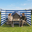 Outsunny Camping Windbreak Portable Wind Blocker Privacy Wall, 540cm x 150cm