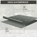 Outsunny UV Rain Protective Cover or Garden Wicker Rattan