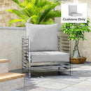 Outsunny Seat and Back Cushion Set, Fade Resistant Replacement Cushion