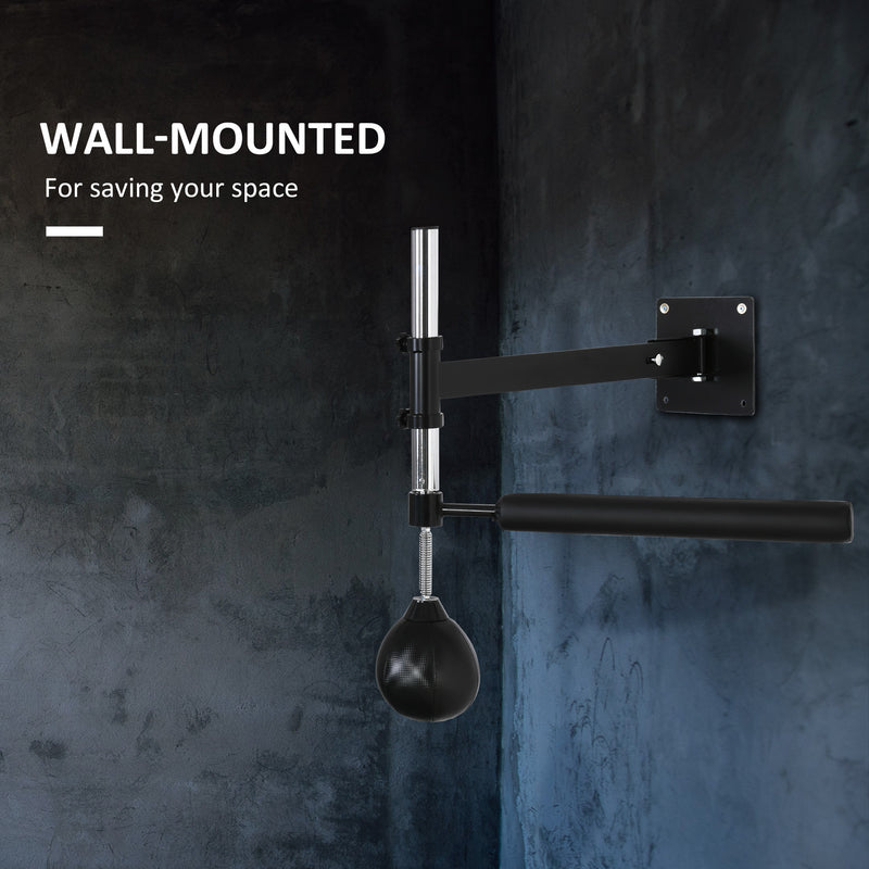 HOMCOM Adjustable Speed Bag Wall Mount, Boxing Equipment