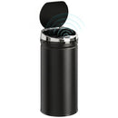 HOMCOM 42L Sensor Bin, Stainless Steel Kitchen Bin With, Soft Close, Black