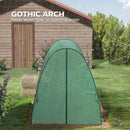 Outsunny Portable Greenhouse Gardening Plant Hot House with 2 Doors, Green