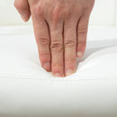 Vinsetto Office Chair PU Diamante Padded Ergonomic 360° Swivel - White/Grey/Pink