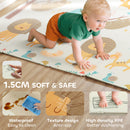 AIYAPLAY Baby Play Mat, Foldable Activity Playmat,