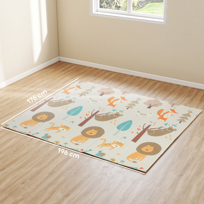 AIYAPLAY Baby Play Mat, Foldable Activity Playmat,