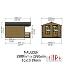 Maulden Log Cabin With Veranda