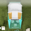 Outsunny 3000mm Waterproof Camping Tent with 2 Rooms for 3 Man, Green