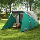 Outsunny 3000mm Waterproof Camping Tent with 2 Rooms for 3 Man, Green
