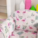 AIYAPLAY Kids Sofa Chair with Flamingo Design for Bedroom, Playroom, Pink
