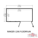 Ranger Pent Shiplap Shed