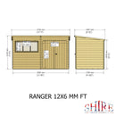 Ranger Pent Shiplap Shed