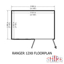 Ranger Pent Shiplap Shed