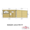 Ranger Pent Shiplap Shed