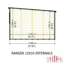 Ranger Pent Shiplap Shed