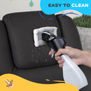 HOMCOM Kids Recliner Chair with Adjustable Backrest and Footrest, Beige