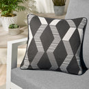 Fusion Rico Filled Cushion in Black