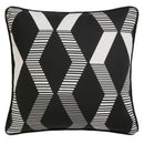 Fusion Rico Filled Cushion in Black