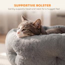 PawHut Cat Bed, Dog Pet Bed for Indoor Cats and Small Dogs