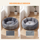 PawHut Cat Bed, Dog Pet Bed for Indoor Cats and Small Dogs