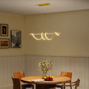 HOMCOM Pendant Light, Ceiling Light with 3 Colour Temperatures, Gold Tone