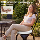 Outsunny Bistro Chair Cushions, Chair Pads Set Of 4, White