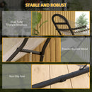 Outsunny 9ft Hammock Stand Adjustable with Non-Slip Feet, 250 kg Capacity