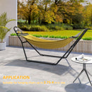 Outsunny 9ft Hammock Stand Adjustable with Non-Slip Feet, 250 kg Capacity