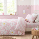 Bedlam Retro Daisy Fitted Bed Sheet in Pink