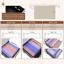 Vinsetto Filing Cabinet With Lock And Hanging Bar For Letter A4 Legal, White