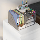 Vinsetto Filing Cabinet With Lock And Hanging Bar For Letter A4 Legal, White