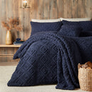 Fusion Geo Fleece Throw in Navy