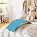 AIYAPLAY Wooden Balance Board For Kids, Wobble Board With Felt, Blue