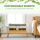 PawHut Reptile Terrarium, Snake Vivarium with Tempered Glass Windows