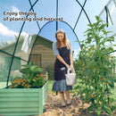 Outsunny Portable Greenhouse Gardening Plant Hot House with 2 Doors, Green