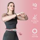 SPORTNOW Smart Weighted Hula Hoop With 16 Detachable Knots And Digital Counter