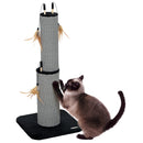 PawHut 78cm Tall Cat Scratching Post With 3 Toy Feathers