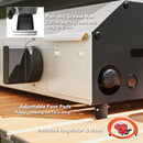 Outsunny Gas Grill, Gas BBQ with Non-Stick Griddle for Camping, Silver Tone