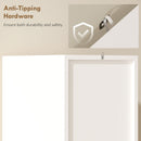 HOMCOM Slim Bathroom Storage Cabinet, Tall Bathroom Cabinet With 2 Doors