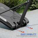 SPORTNOW 146-236cm Adjustable Basketball Hoop Outdoor, Portable on Wheels