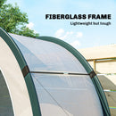 Outsunny Foldable Small Greenhouse, Mini Greenhouse With PE Base, Green