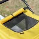 PawHut Foldable Pet Stroller With Cushion, For M, L Dogs