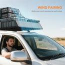 HOMCOM 90.7 kg Universal Roof Rack Basket, Steel Car Rooftop Luggage Holder