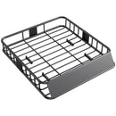 HOMCOM 90.7 kg Universal Roof Rack Basket, Steel Car Rooftop Luggage Holder