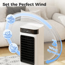 HOMCOM Portable Air Cooler, 3-In-1 Evaporative Air Cooler With 7L Water Tank